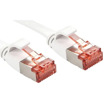 Datový kabel LINDY 47565 RJ45 síťové kabely, propojovací kabely CAT 6 U/FTP 10.00 m bílá 1 ks
