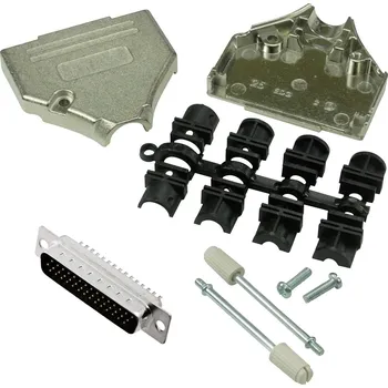 MH Connectors MHDTZK25HD44MS-K sada D-SUB kolíkové lišty 180 ° Pólů: 25 pájecí kalíšek 1 ks