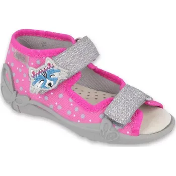 Dívčí bačkory BEFADO 342P016 dívčí sandálky kožená stélka 20 342P016_20