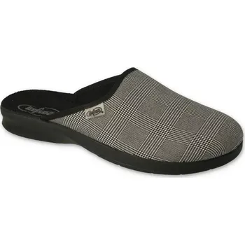 Pánské pantofle BEFADO 548M027 pánské pantofle LEON ZŠ šedé 47 548M027_47