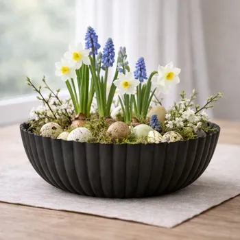 Wikholm Form Dekorační mísa Yrsa antracit velká