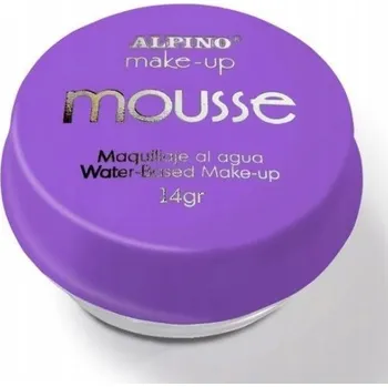 Přípravek na tvář Alpino barva na obličej - Pěnový make-up. Fialová