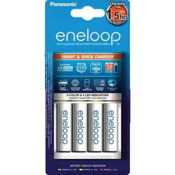 Nabíječka baterií Nabíječka baterií AA, počet nabíjených baterií: 4 Eneloop