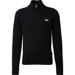 NAPAPIJRI Svetr DIDIER režná / námořnická modř / červená / černá