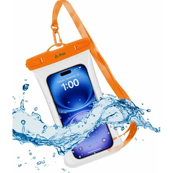 Pouzdro na mobilní telefon iPEAX Vodotěsné pouzdro 7" oranžové