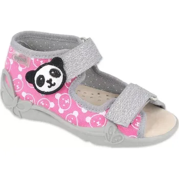 Dívčí obuv BEFADO 342P030 dívčí sandálky kožená stélka 18 342P030_18