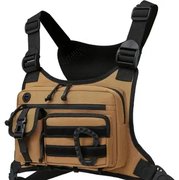 Náprsní taktická brašna - khaki