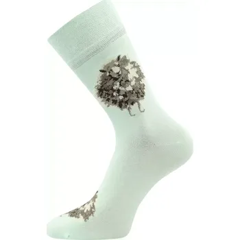 Dámské ponožky LONKA Ponožky dámské bambusové FOXANA s obrázkem OVEČKY (3 páry) 35-38 119965