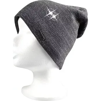 Čepice VOXX Čepice dámská pletená CASCADA s lurexem TMAVĚ ŠEDÁ uni 113955