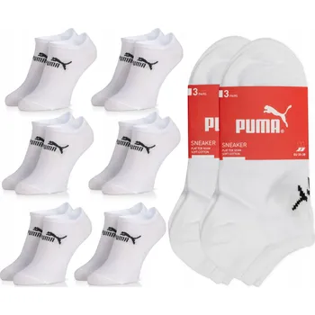 Pánské ponožky Ponožky kotníkové ponožky Puma , bílé, velikost 35-38