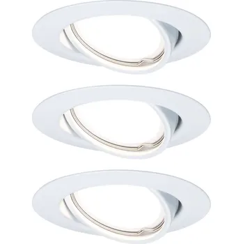Bodové svítidlo Paulmann 93422 Base vestavné svítidlo, LED, GU10, 15 W, bílá, sada 3 ks