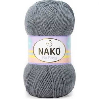 Nako Příze Elit baby 5378 šedá beton