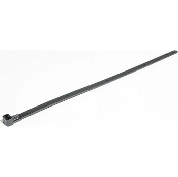 Organizace kabelů HellermannTyton 131-21410, REL140-PA66-BK, stahovací pásky, 7.60 mm, 150 mm, černá, rozpojitelná, s pákovým uzávěrem, 100 ks