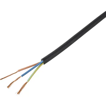elektrický kabel TRU COMPONENTS TC-11594936 kabel s gumovou izolací H07RN-F 3 x 1.5 mm² černá metrové zboží