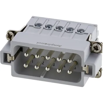 Konektor Amphenol C146 10A010 002 4-1 vložka pinového konektoru postříbřené kontakty 1 ks