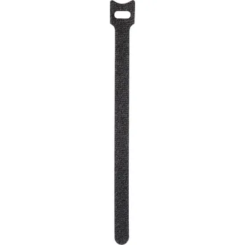 Zip TOOLCRAFT KL12X280SC kabelový manažer na suchý zip ke spojování háčková a flaušová část (d x š) 280 mm x 12 mm černá 16 ks