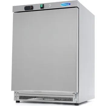 Lednice Chladnička – 200 l – 3 nastavitelné police – nerezová ocel