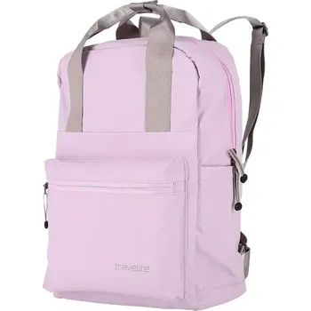Městský batoh Travelite Basics Canvas Backpack Purple 11 L TRAVELITE-96319-19