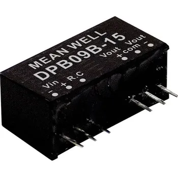 Měnič napětí MEAN WELL DPB09A-15 DC/DC měnič napětí, modul 300 mA 9 W Počet výstupů: 2 x Obsah 1 ks