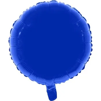 Foliový balónek kulatý modrý 46cm