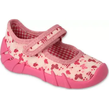 Dívčí bačkory BEFADO 109P257 dívčí růžové botičky kož. stélka 20 109P257_20