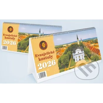 Záložka Stolový kalendár Evanjelické kostoly na rok 2026 - Lutherus Lutherus