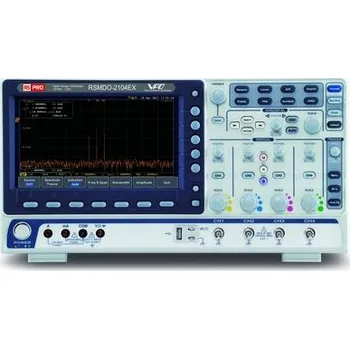 Laboratorní přístroj Osciloskop stolní 100MHz, typ displeje: TFT LCD, WVGA CAN, IIC, LIN, RJ45, SPI, UART, USB 4 analogové kanály RS PRO