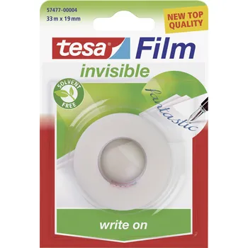 Izolační páska tesa 57477-00004-03 tesafilm Invisible transparentní (d x š) 33 m x 19 mm 1 ks