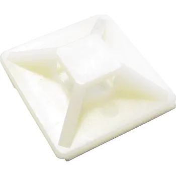 Stahovací páska WKK 11950971 úchytka šroubovací, samolepicí 11950971 4cestný vstup pro provlečení přírodní 1 ks