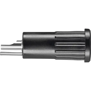 Krokosvorka Schützinger BRBU 7924 L Ni / SW vestavná zásuvka 4 mm banánek černá 1 ks