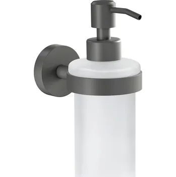 Dávkovač mýdla tesa MOON GREY 40584-00000-00 zásobník na mýdlo 200 ml šedá (matná), satinované sklo
