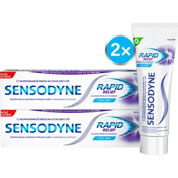 zubní pasta Sensodyne Rapid Relief zubní pasta 75ml - balení 2 ks