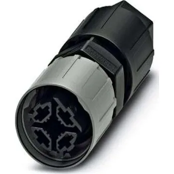Elektrický konektor Kulatý konektor, počet kontaktů: 4, Kabel Phoenix Contact, orientace těla: Rovný, řada: QPD, IP66, IP68, IP69K, 60 V,