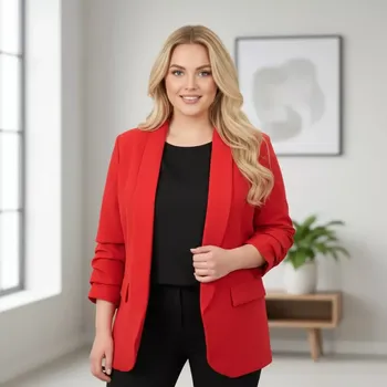 Dámské sako Dámské sako Elsa červené M3490