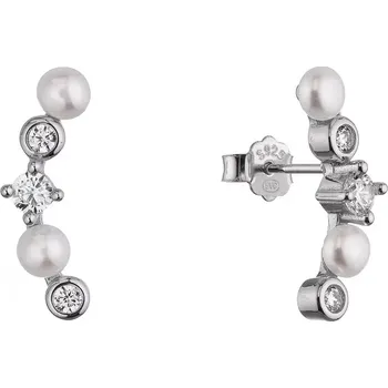 Náušnice Stříbrné náušnice s říčními perlami 21124.1