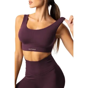 Podprsenka SPAIO Dámská sportovní podprsenka FITNESS INNERGY FLEX 2.0 švestková XL