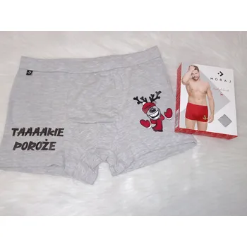 Pánské spodní prádlo Pánské boxerky L bavlna přiléhavé vánoční Moraj sob