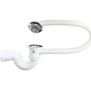 Sifon EBS Sifon vanový se zátkou s flexi přepadem