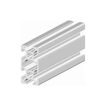 Nábytkové kování Vzpěra Stříbrná, délka: 3m, Hliník, Eloxovaný 20 x 40 mm