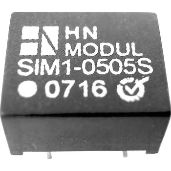 Měnič napětí HN Power SIM1-0512S-DIL8 DC/DC měnič napětí do DPS 5 V/DC 12 V/DC 100 mA 1 W Počet výstupů: 1 x Obsah 1 ks