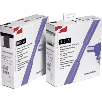 HellermannTyton 308-11203 smršťovací bužírka s lepidlem transparentní 12 mm 4 mm Poměr smrštění:3:1 5 m