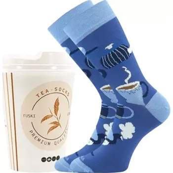 Dámské ponožky LONKA Ponožky v kelímku s motivem čaje TEA vzor 1 38-41 118223
