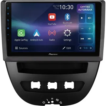 Autorádio Pioneer autorádia Autorádio Pioneer SPH-PF97BT pro Peugeot 107 / Citroen C1 / Toyota Aygo