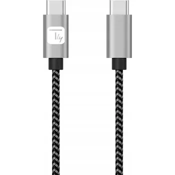 Datový kabel Kabel Techly USB typ C - USB typ C 2 m šedý