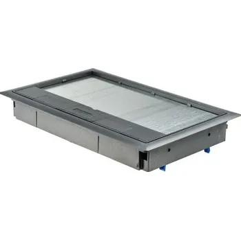 Elektroinstalační krabice Podlahová krabice - sada krytů Šedá Legrand 47 mm