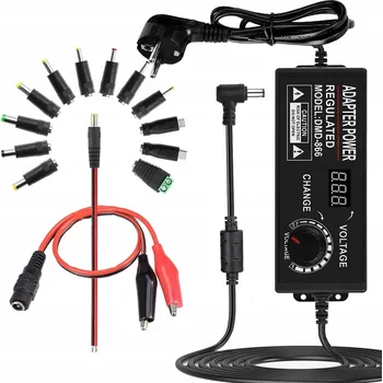 Univerzální nastavitelný DC napájecí zdroj 3-36V 4A Potenciometr AC 100-240V 144W