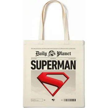 Nákupní taška Látková taška bílá, Superman