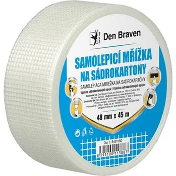 Stavební deska Samolepicí mřížka na sádrokartony DEN BRAVEN 48mm x 90m