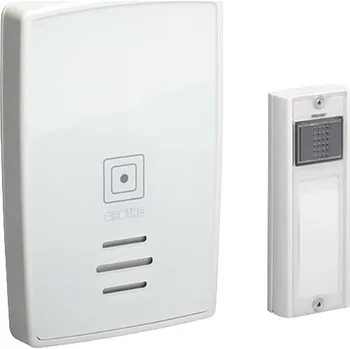 Domovní zvonek bezdrátový gong kompletní sada se jmenovkou Grothe 43251 Polo