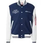 ALPHA INDUSTRIES Přechodná bunda Varsity Air Force námořnická